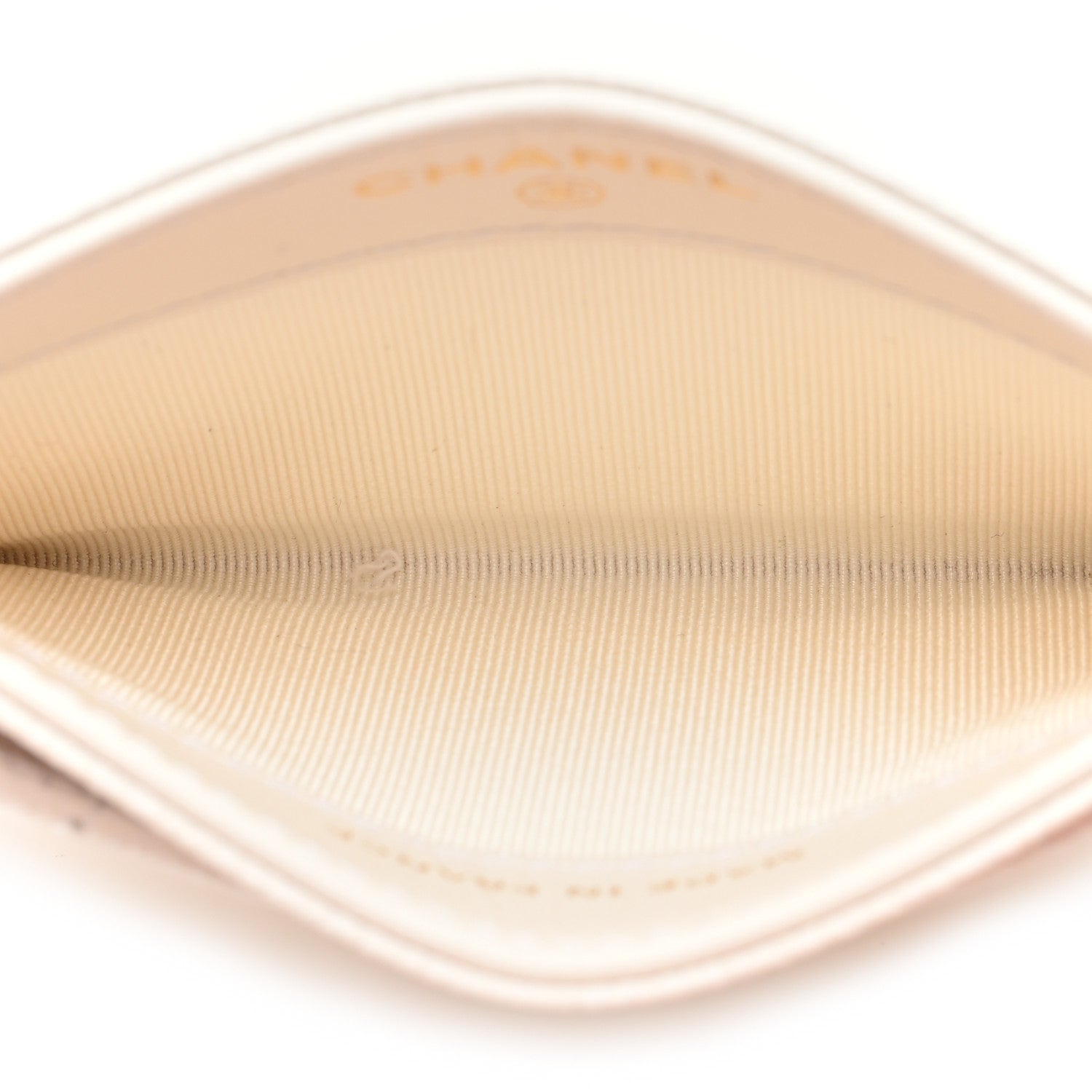 Chanel Caviar Quilted Card Holder White 5 of 6