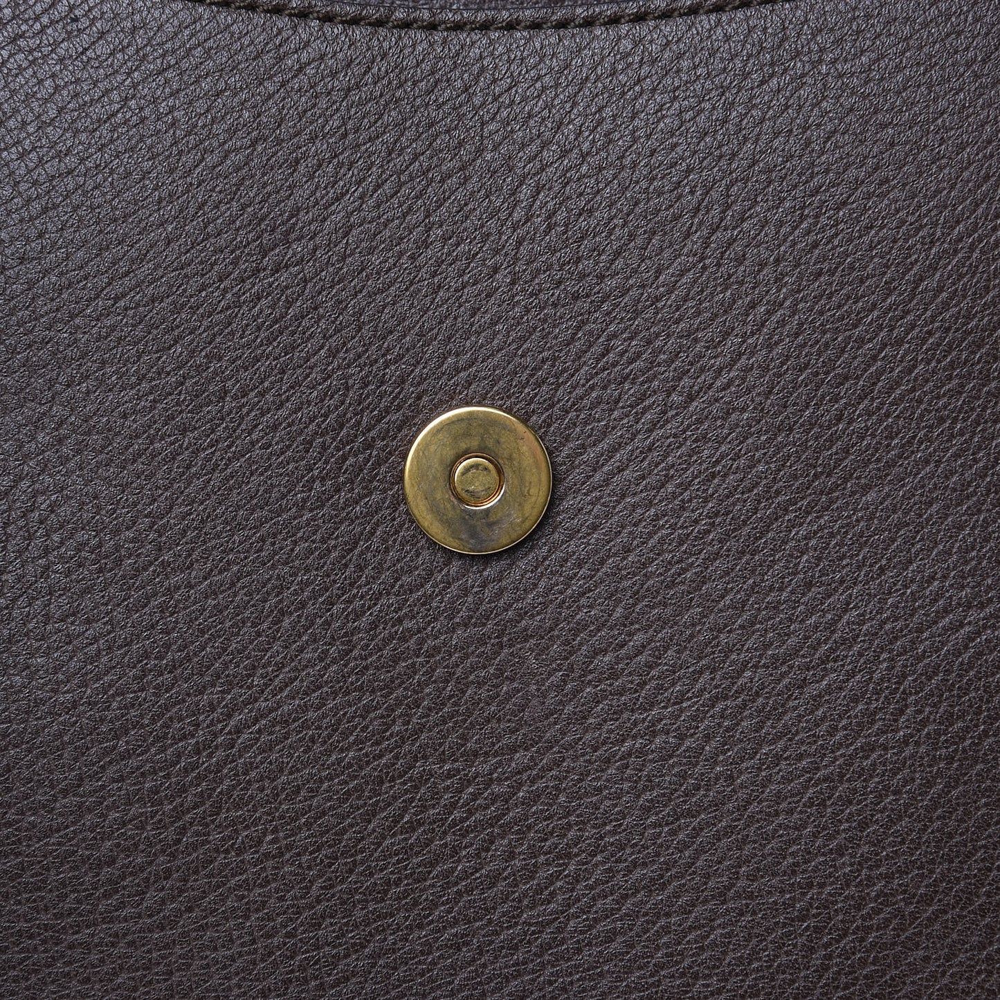 Calfskin Web Large Top Handle Bag Brown