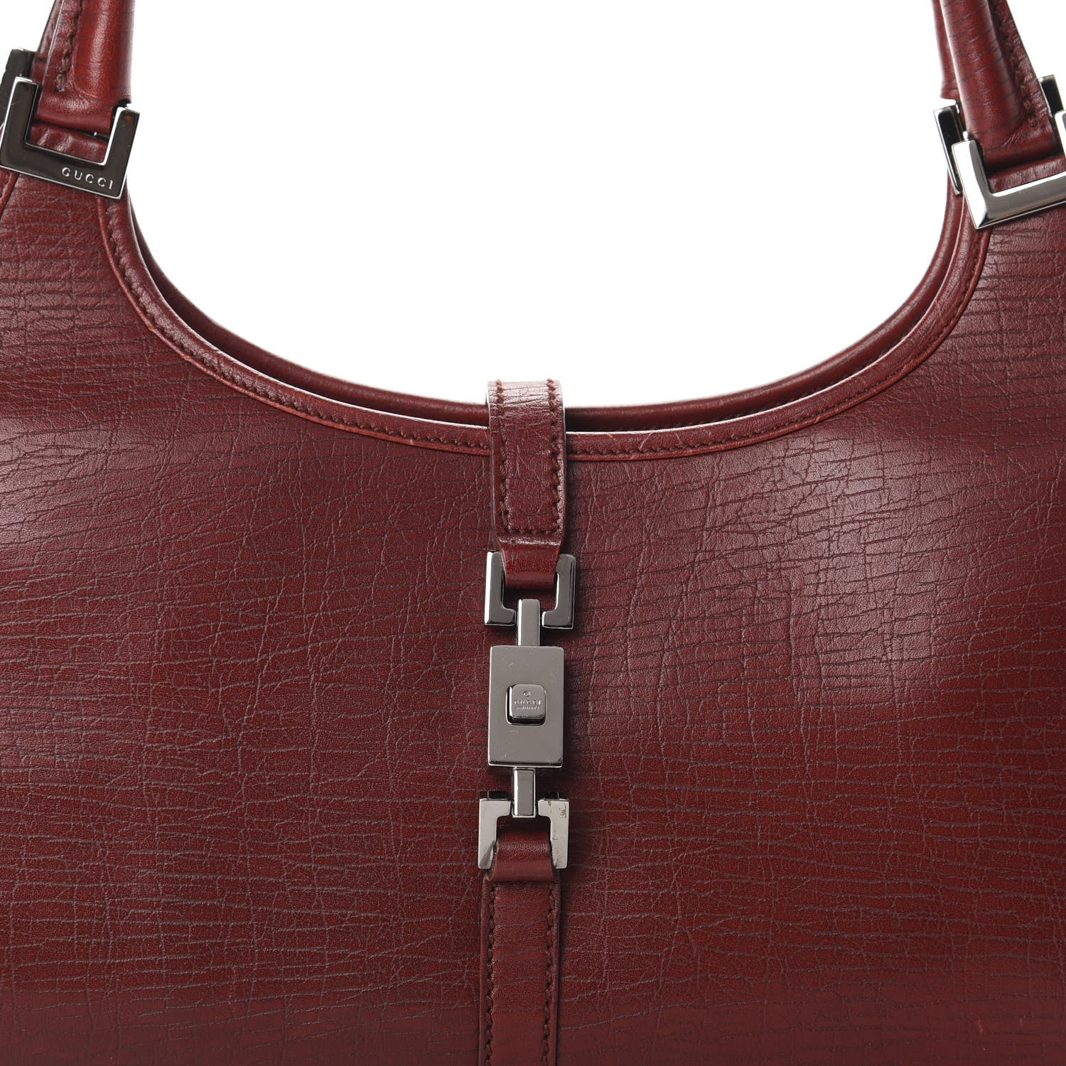 Gucci Calfskin Small Bardot Bag Red 9 of 9