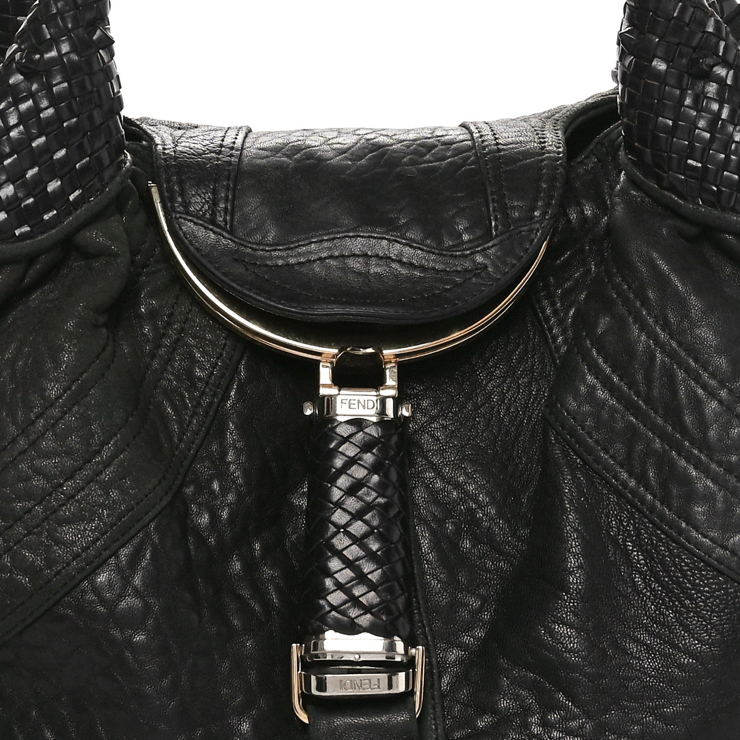Fendi Nappa Nuvolata Spy Black 8 of 10