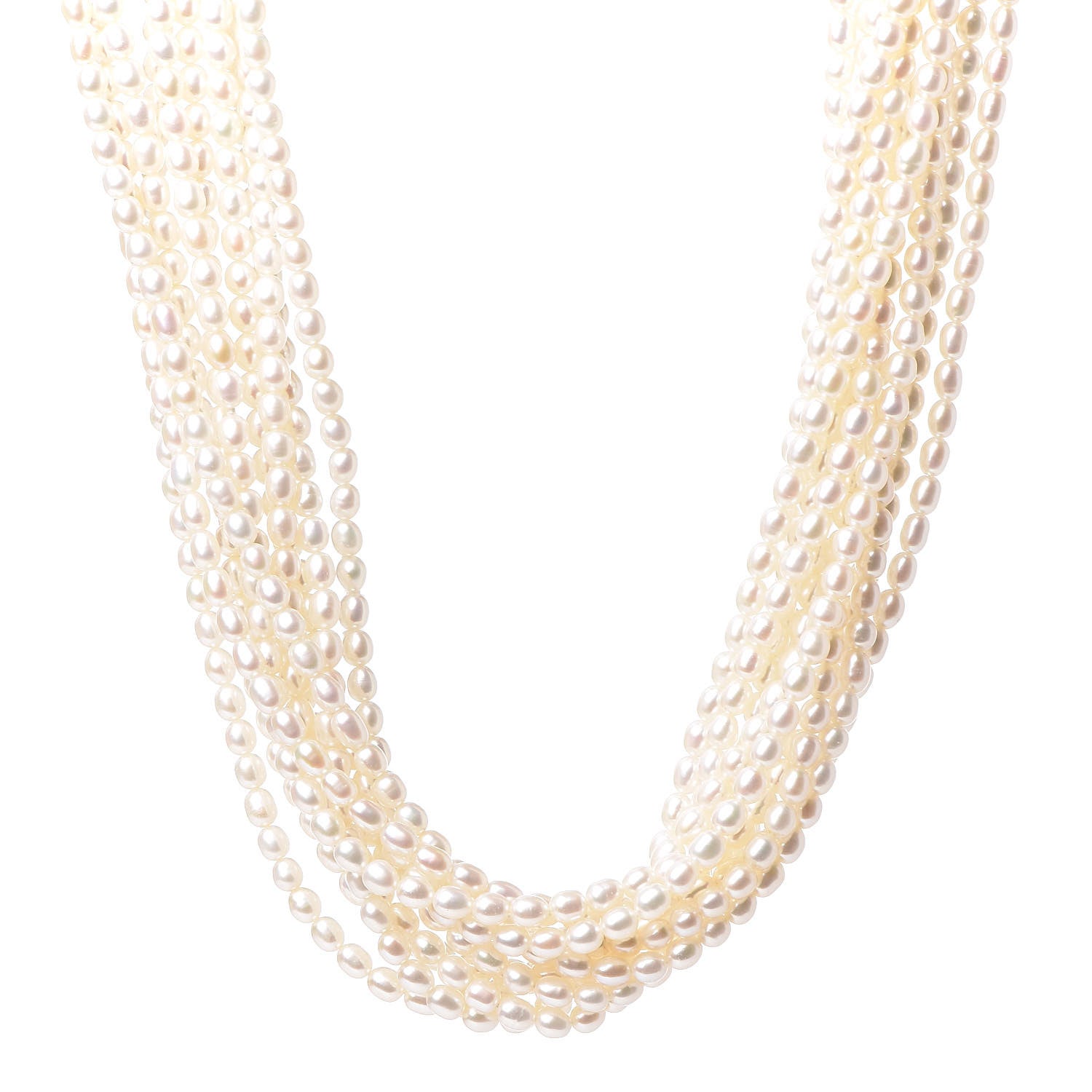 Tiffany 18K Yellow Gold Pearl Paloma Picasso Torsade Necklace 1 of 5