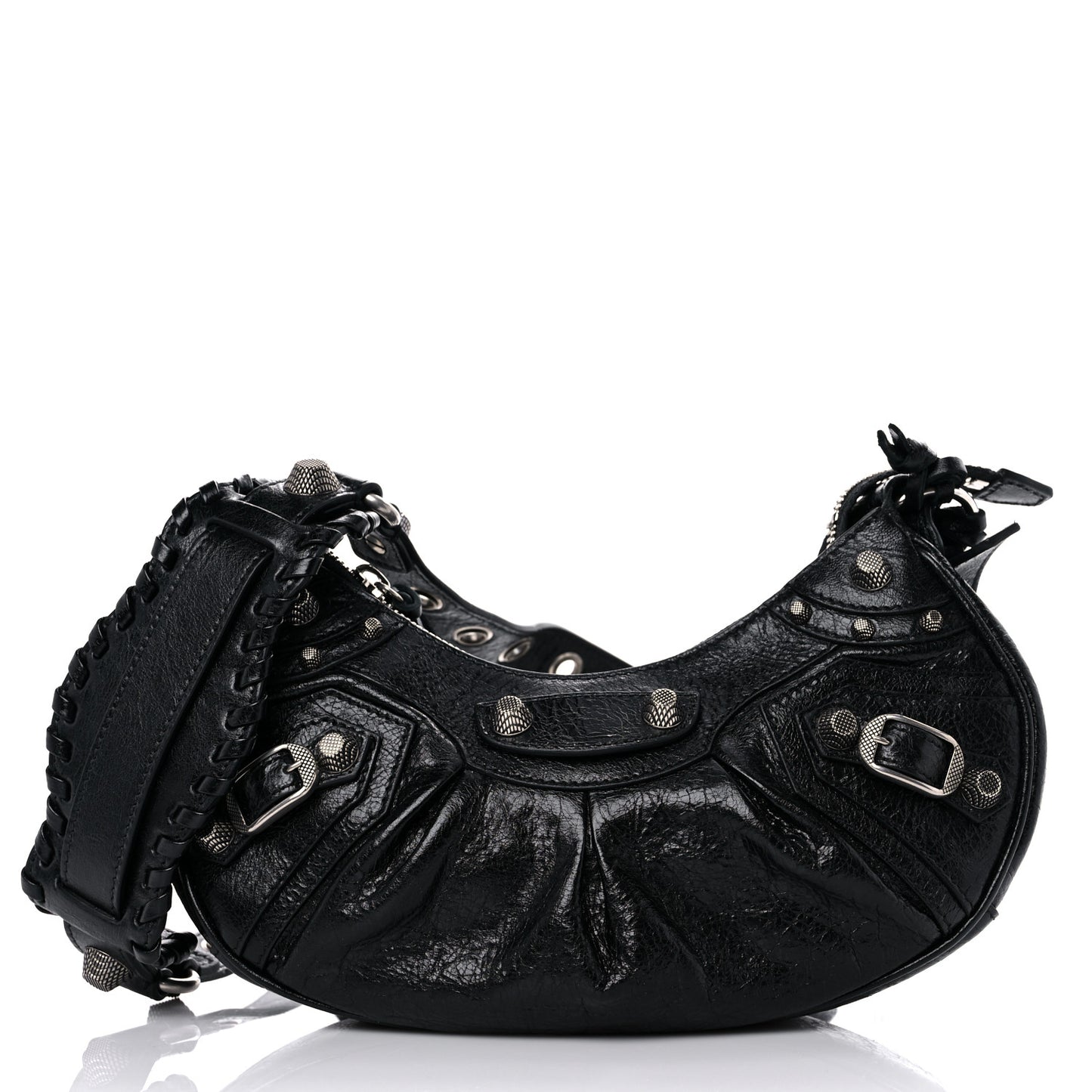 Agneau Arena Le Cagole Shoulder Bag XS Black