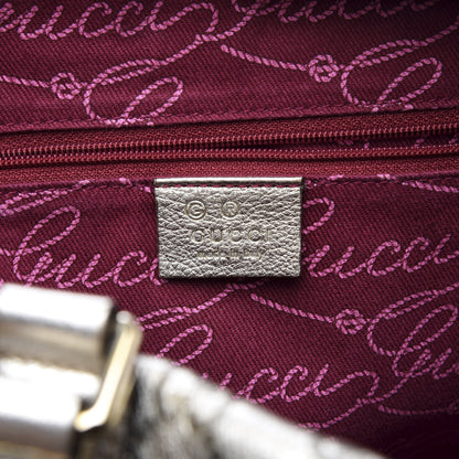 Gucci Metallic Guccissima Small Boston Gold 5 of 10