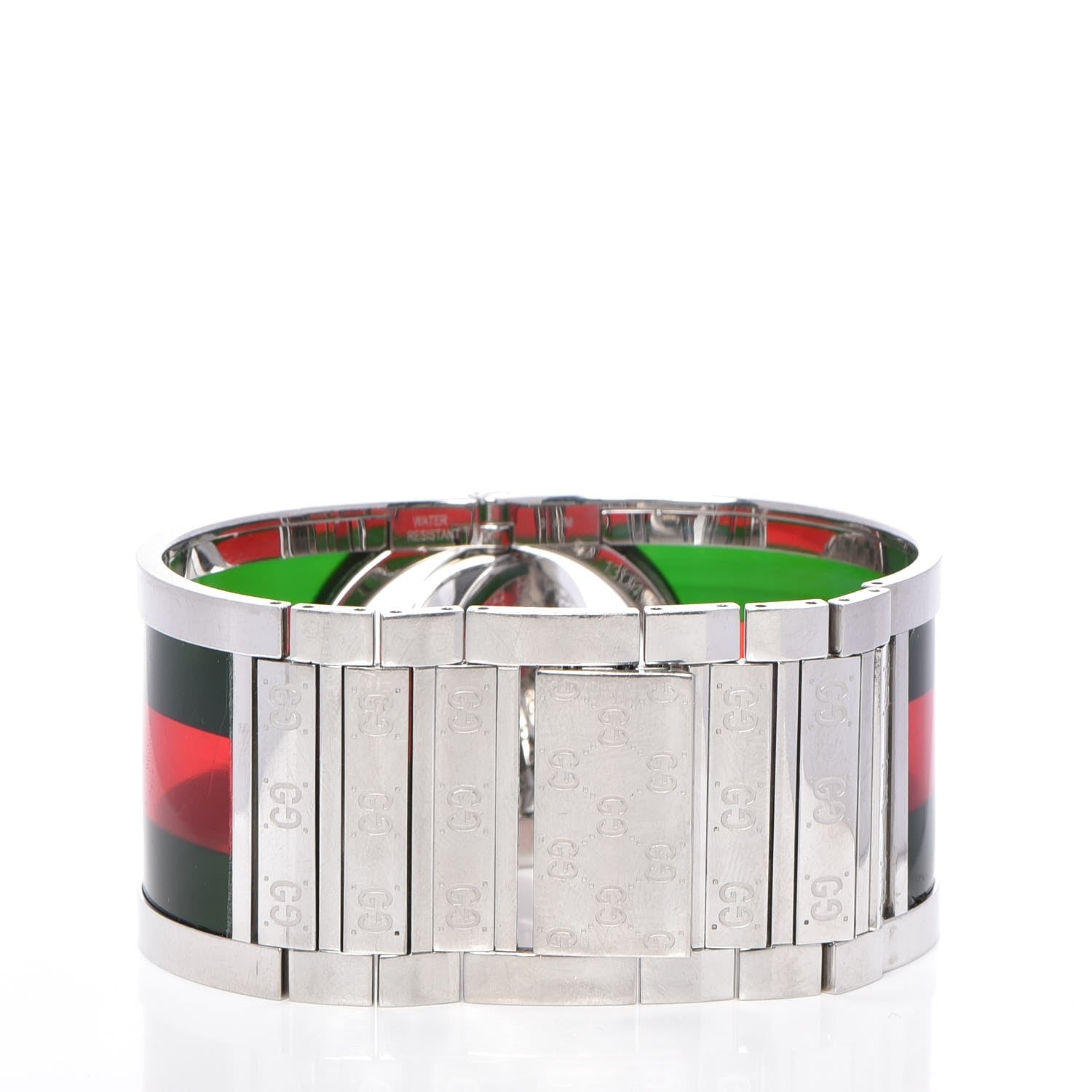 Gucci Stainless Steel Acetate 33mm Twirl Web Quartz Watch Black 3 of 10