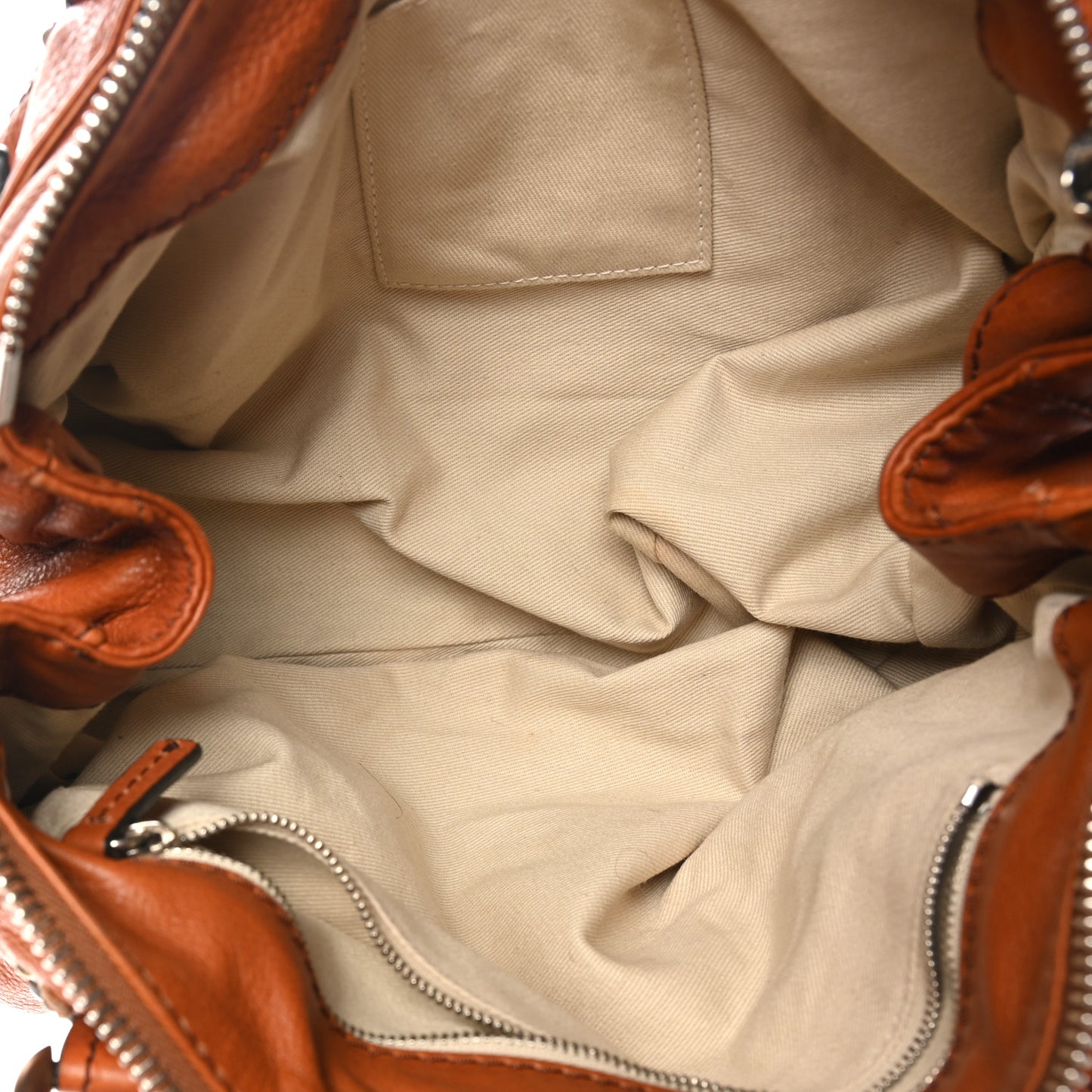 Calfskin Medium Paddington Satchel Ecureil Brown