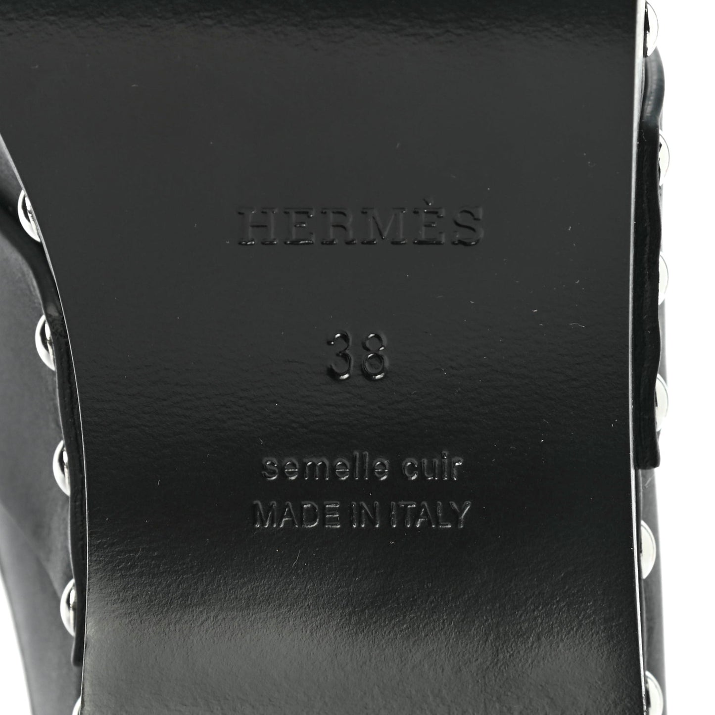 Calfskin Calya Mules 38 Black