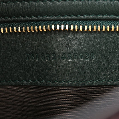 Gucci Snakeskin Web Small Jackie 1961 Hobo Green 7 of 11