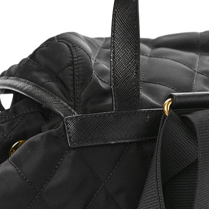 Prada Tessuto Saffiano Impuntu Backpack Black 9 of 9
