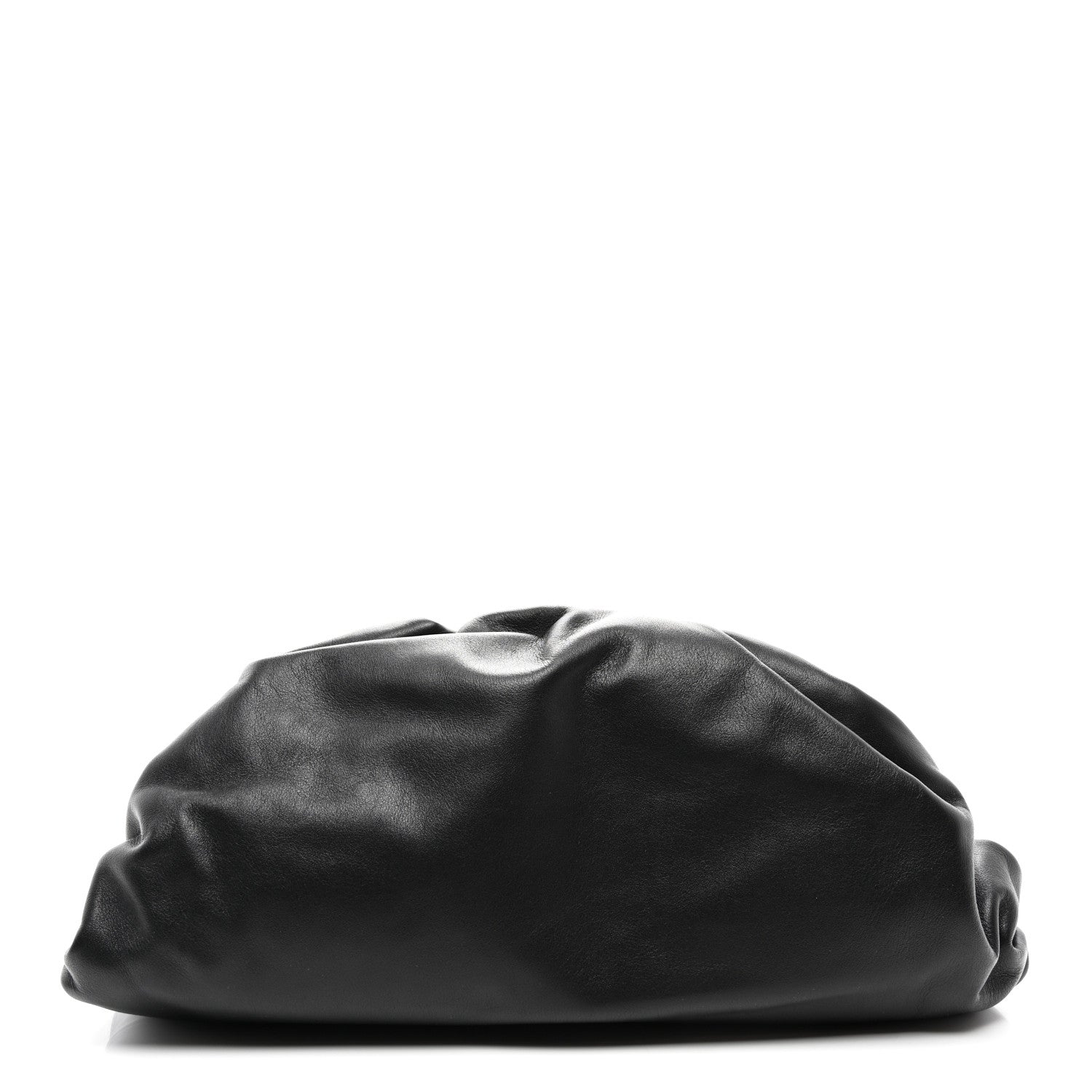 Bottega Veneta Smooth Butter Calf The Pouch Oversized Clutch Black 1 of 7