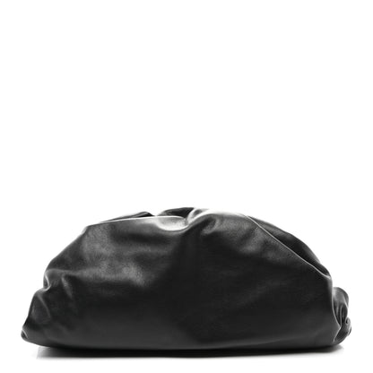 Bottega Veneta Smooth Butter Calf The Pouch Oversized Clutch Black 1 of 7