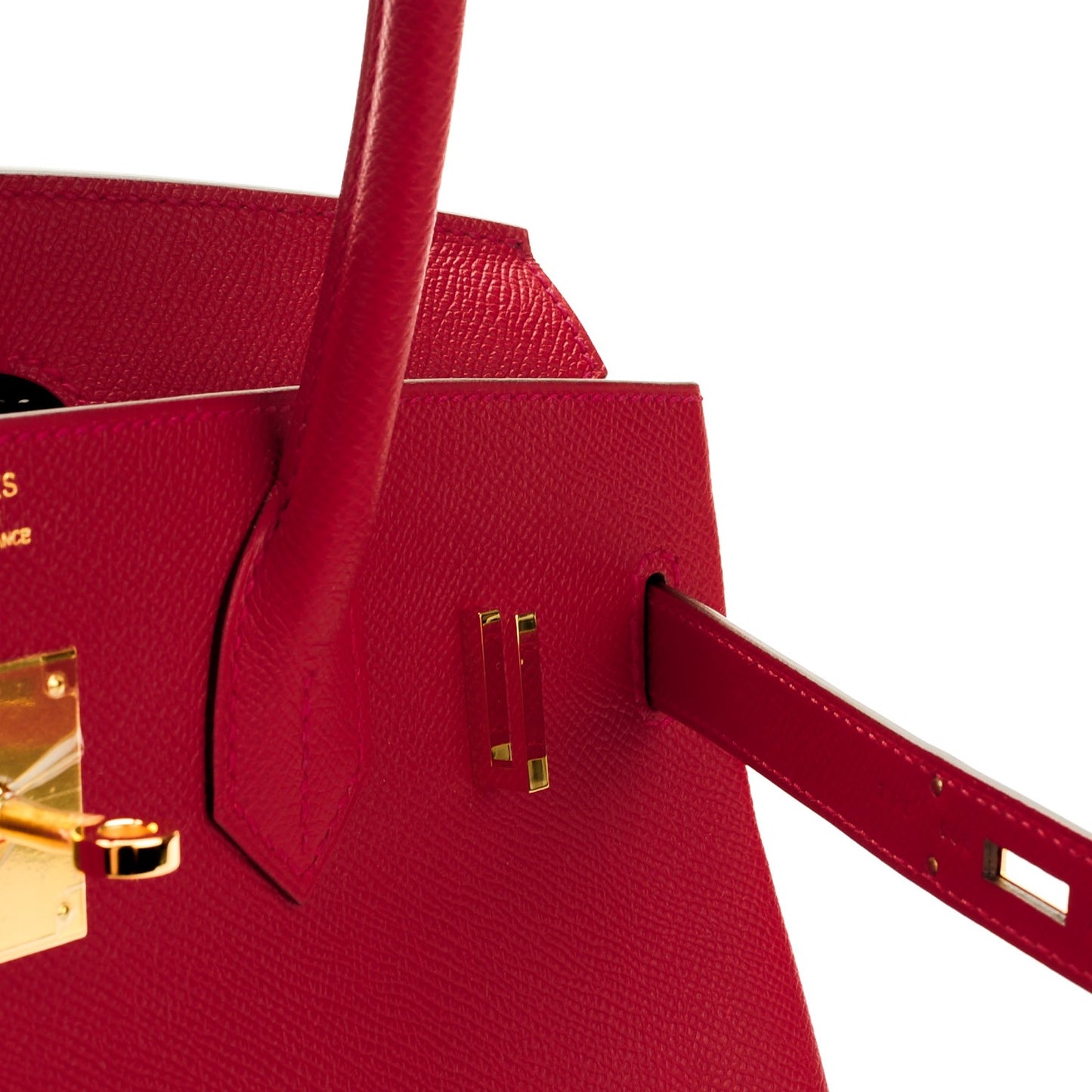 Epsom Birkin 30 Rouge Casaque