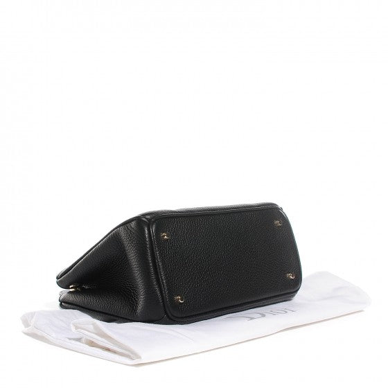 Bullcalf Small Diorissimo Tote Black Rose Indien
