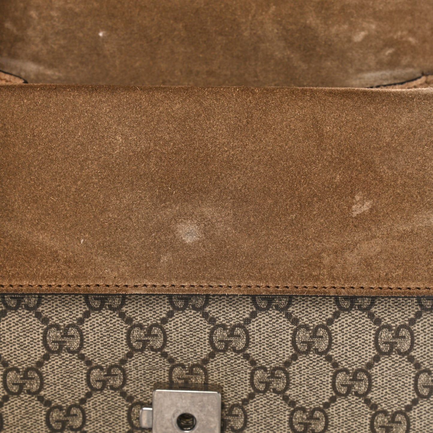 GG Supreme Monogram Mini Dionysus Shoulder Bag Taupe