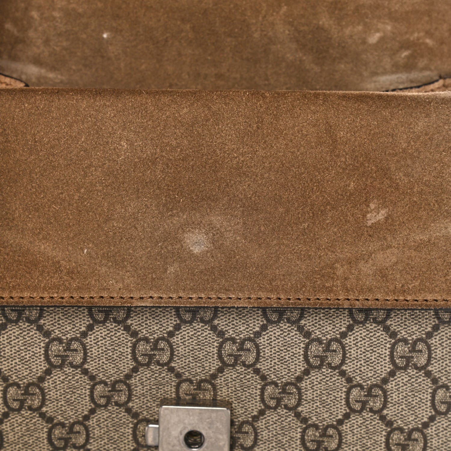 Gucci GG Supreme Monogram Mini Dionysus Shoulder Bag Taupe 11 of 13