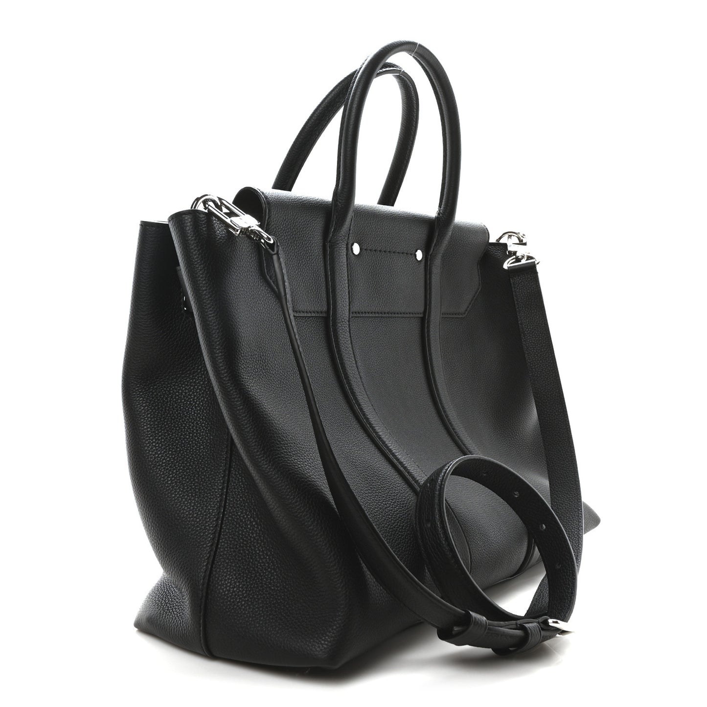 Millesime Calfskin Georges Tote MM Black