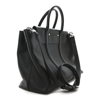 Louis Vuitton Millesime Calfskin Georges Tote MM Black 3 of 10