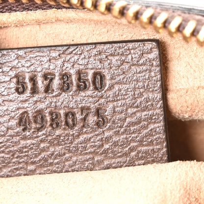 Gucci GG Supreme Monogram Web Mini Ophidia Shoulder Bag Brown 7 of 10