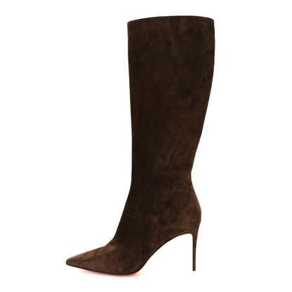 Christian Louboutin Veau Velours Kate Botta 85 Knee-High Boots 40 Cosme 1 of 7