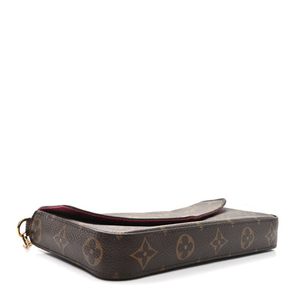 Louis Vuitton Monogram Pochette Felicie Chain Wallet Fuchsia 4 of 8