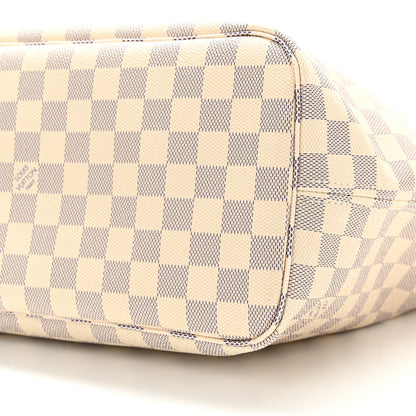Louis Vuitton Damier Azur Neo Neverfull MM Rose Ballerine 10 of 10