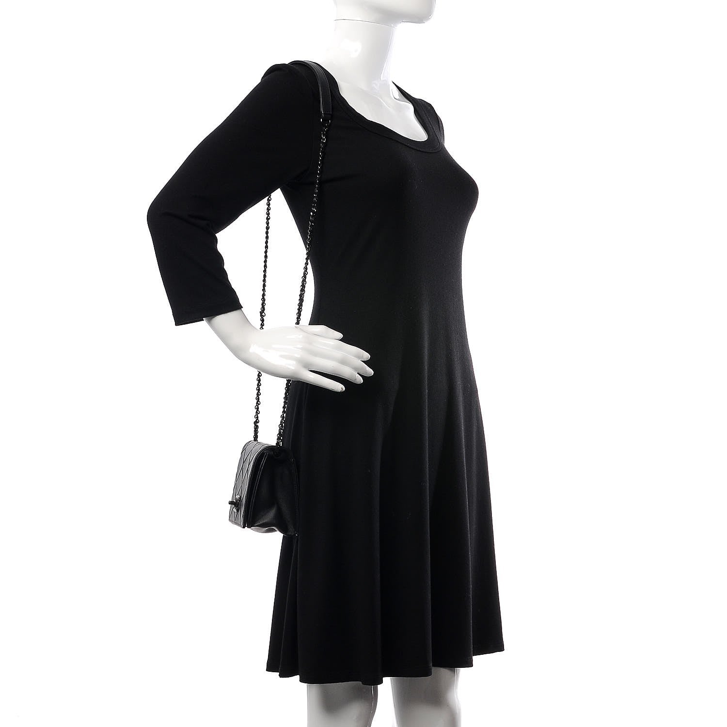 Chanel Calfskin Mini Propeller Flap Black 2 of 10