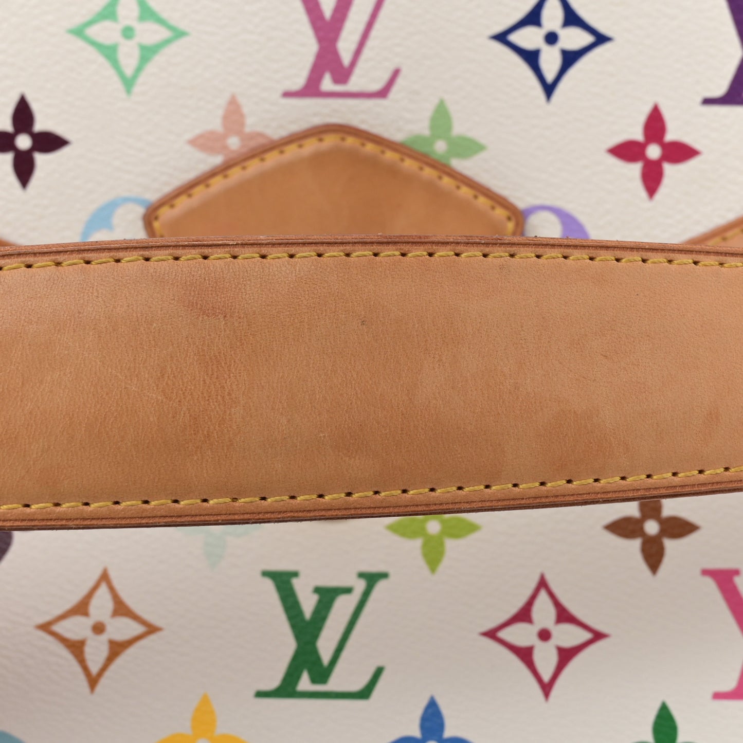 Monogram Multicolor Beverly MM White