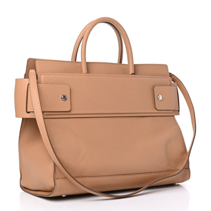 Givenchy Grained Calfskin Medium Horizon Satchel Beige 2 of 4