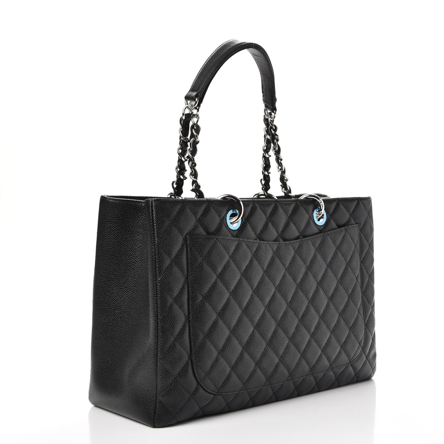 Caviar Quilted XL Grand Shopping Tote GST Black