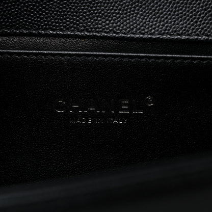 Chanel Caviar Quilted Medium Boy Flap Black 6 of 10