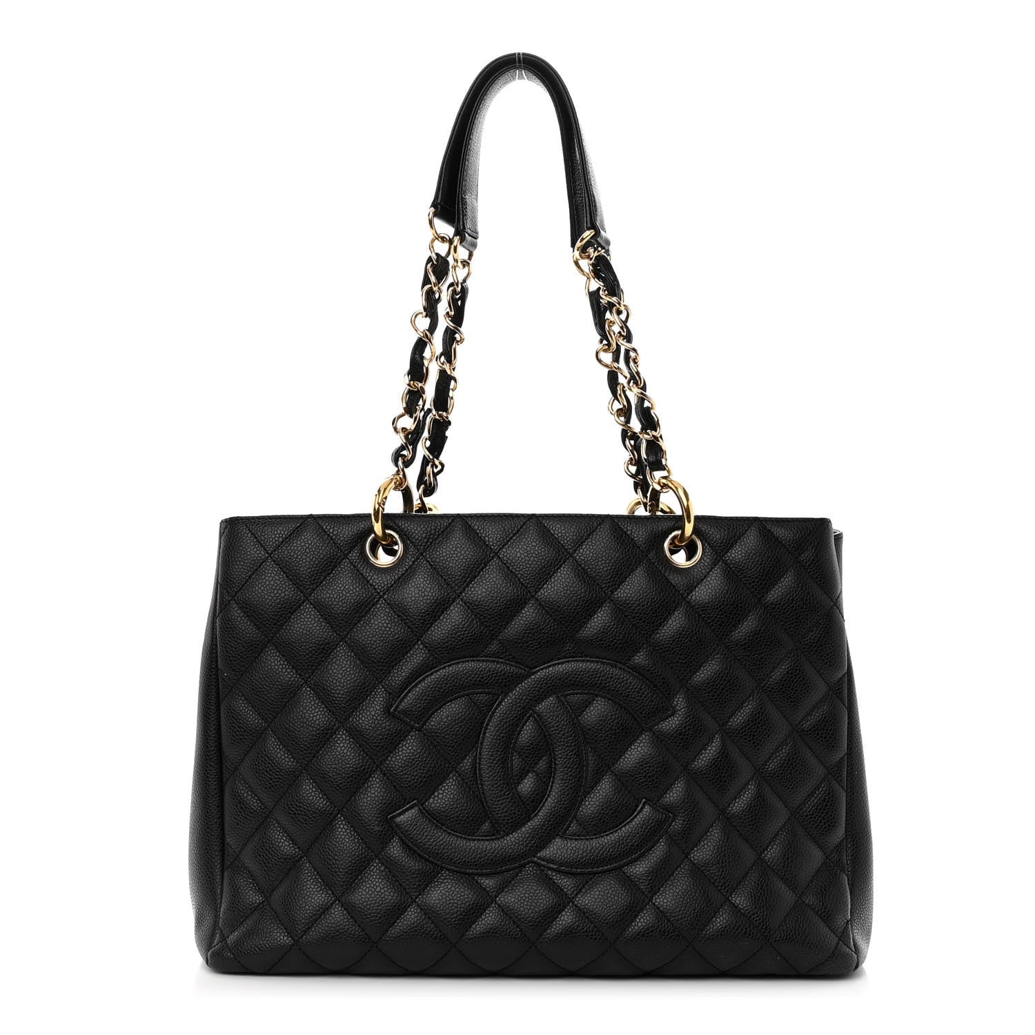 Chanel Caviar Quilted Grand Shopping Tote GST Black 1 of 11