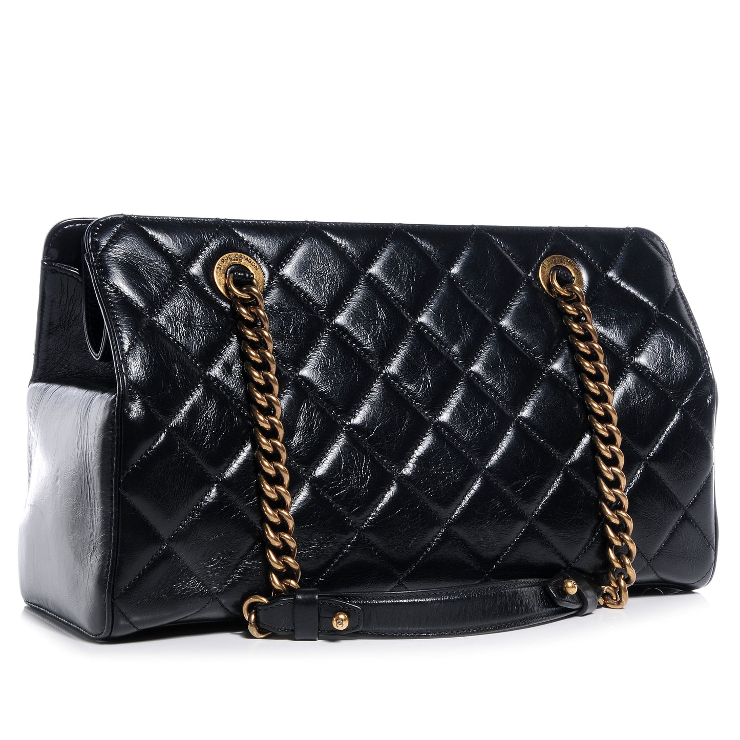 Calfskin Perfect Edge Tote Black
