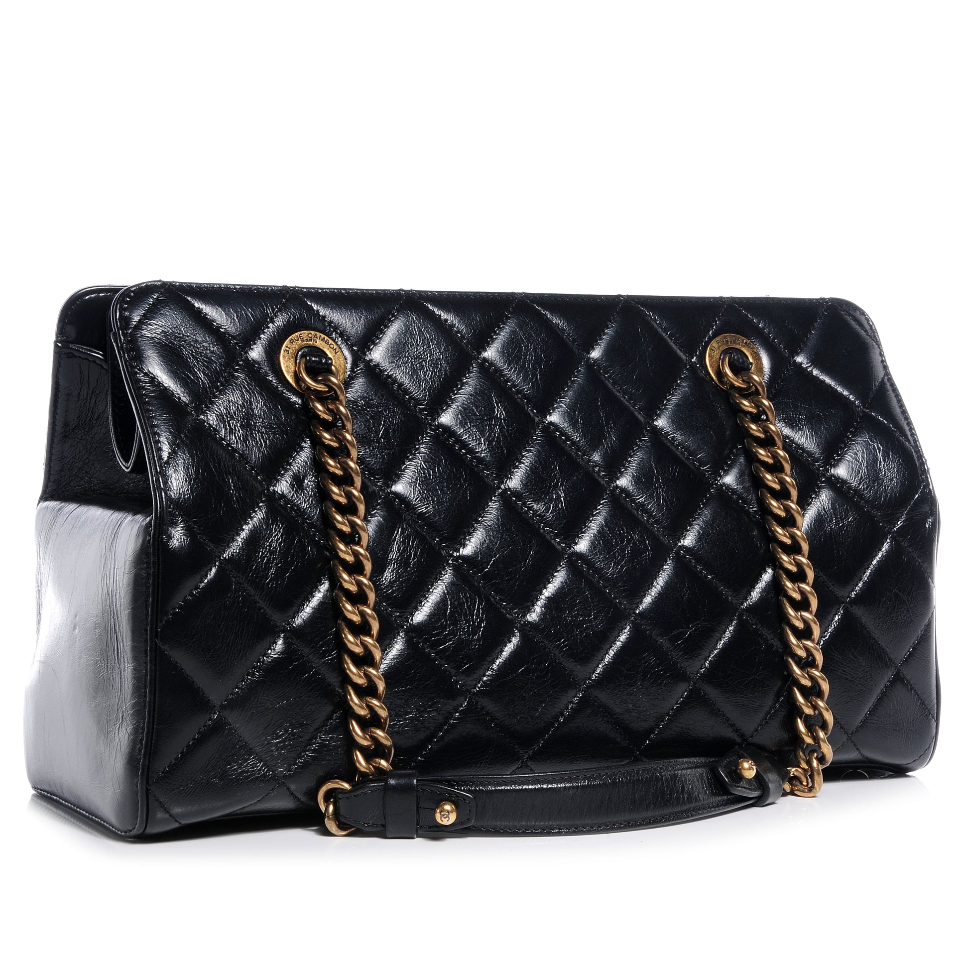 Chanel Calfskin Perfect Edge Tote Black 3 of 7