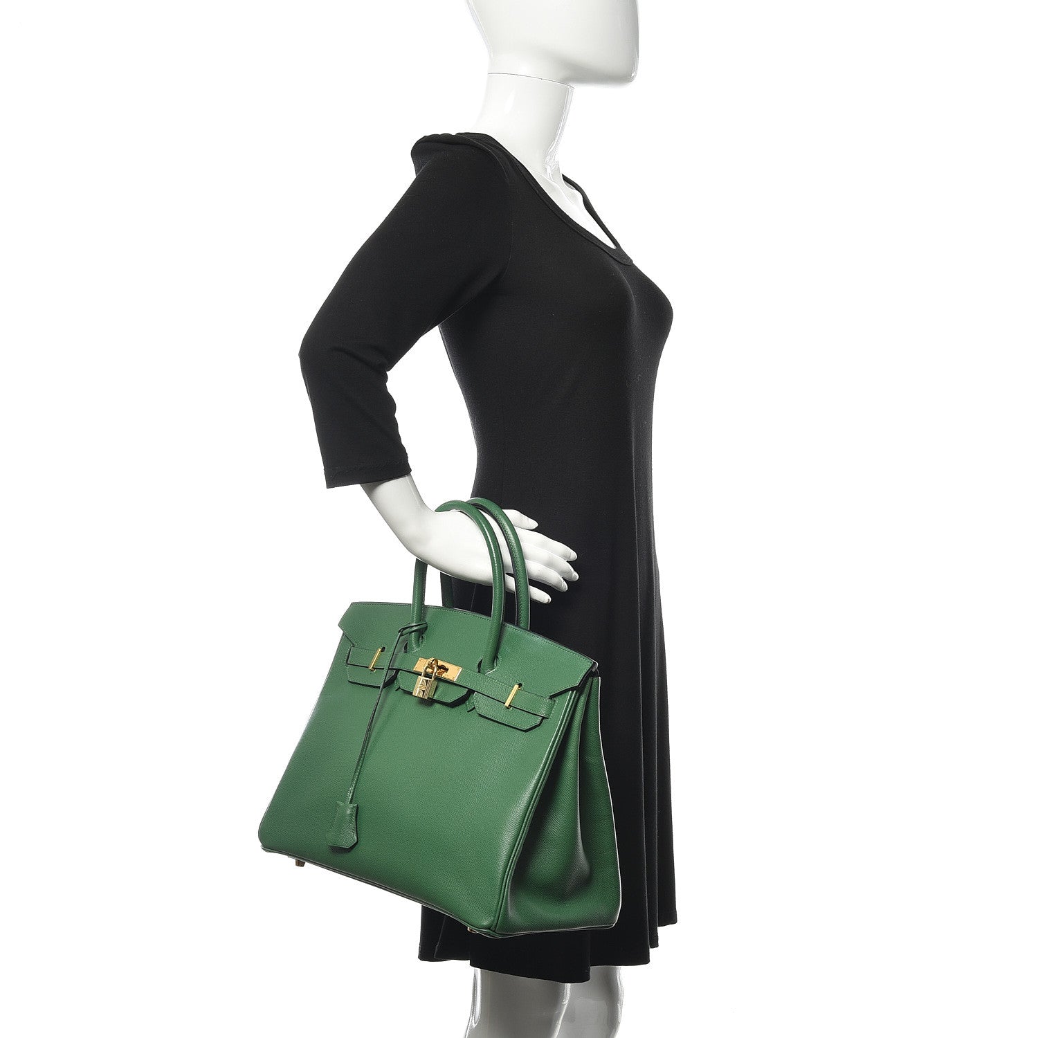 Hermes Epsom Birkin 35 Vert Bengale 2 of 28