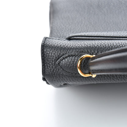 Hermes Togo Kelly Retourne 25 Black 9 of 40