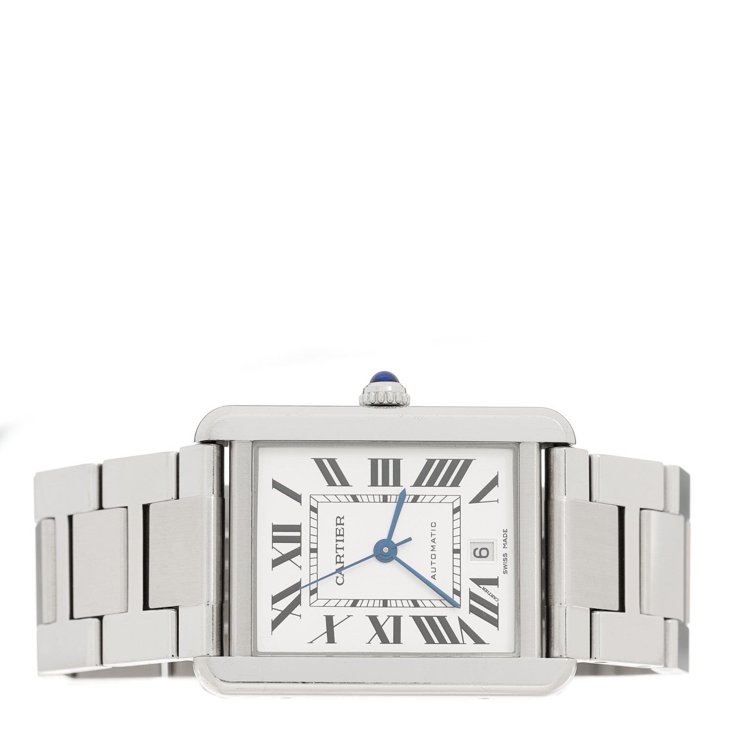 Cartier Stainless Steel 31mm Tank Solo Automatic Watch 2 of 4