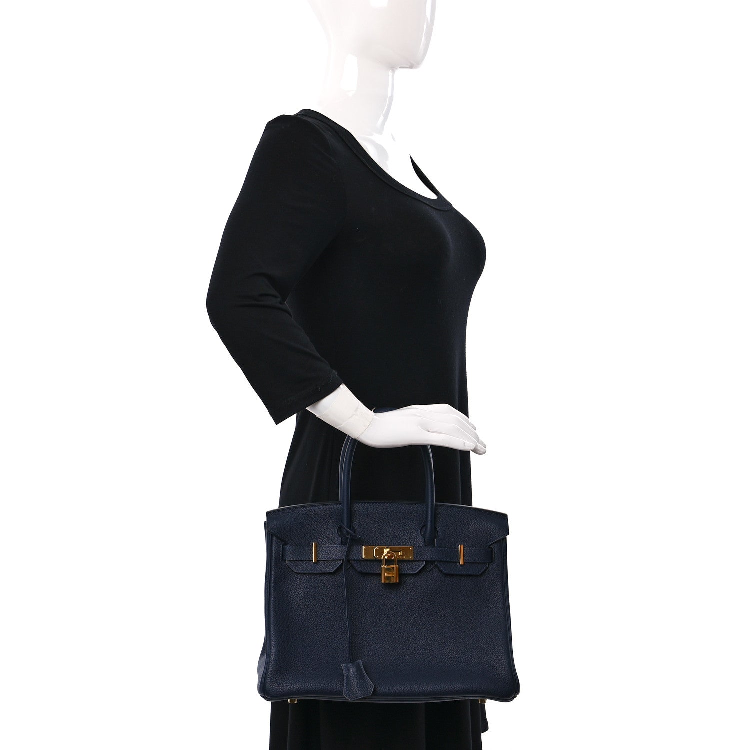 Hermes Togo Birkin 30 Bleu Nuit 2 of 13