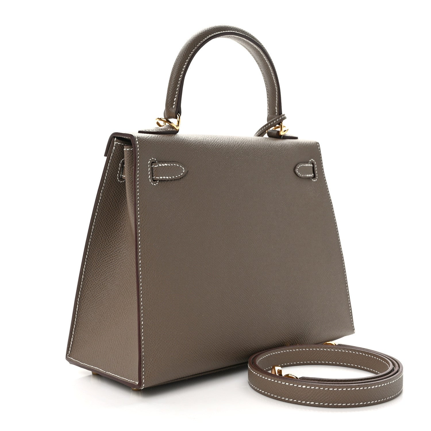 Hermes Epsom Kelly Sellier 25 Etoupe 3 of 9