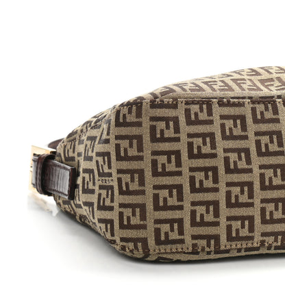 Fendi Zucchino Vitello Baguette Mogano Panna Bruciato 8 of 9