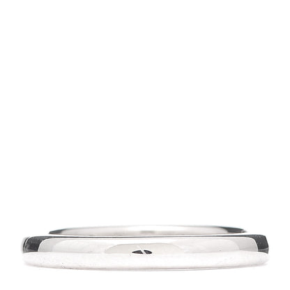 Tiffany Sterling Silver Diamond Elsa Peretti Band Ring 50 5.5 3 of 5