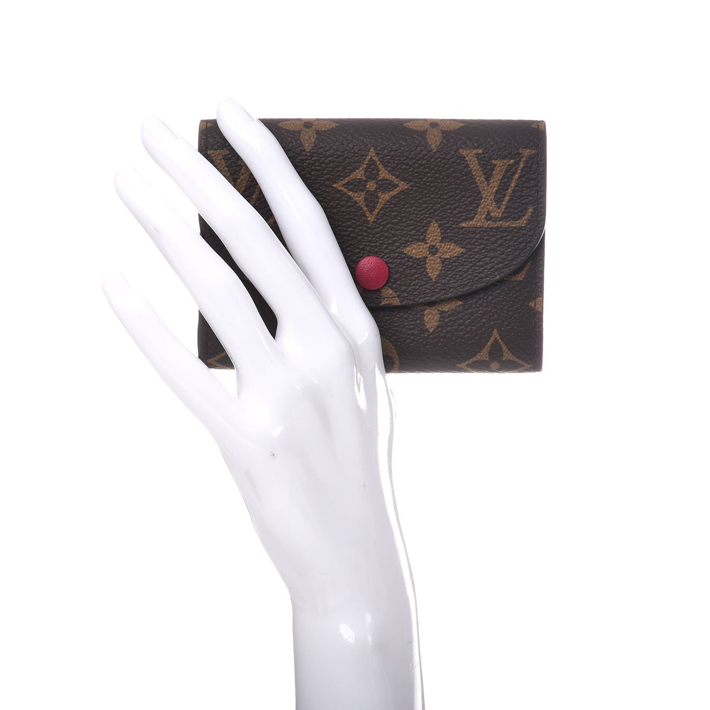 Monogram Rosalie Coin Purse Fuchsia