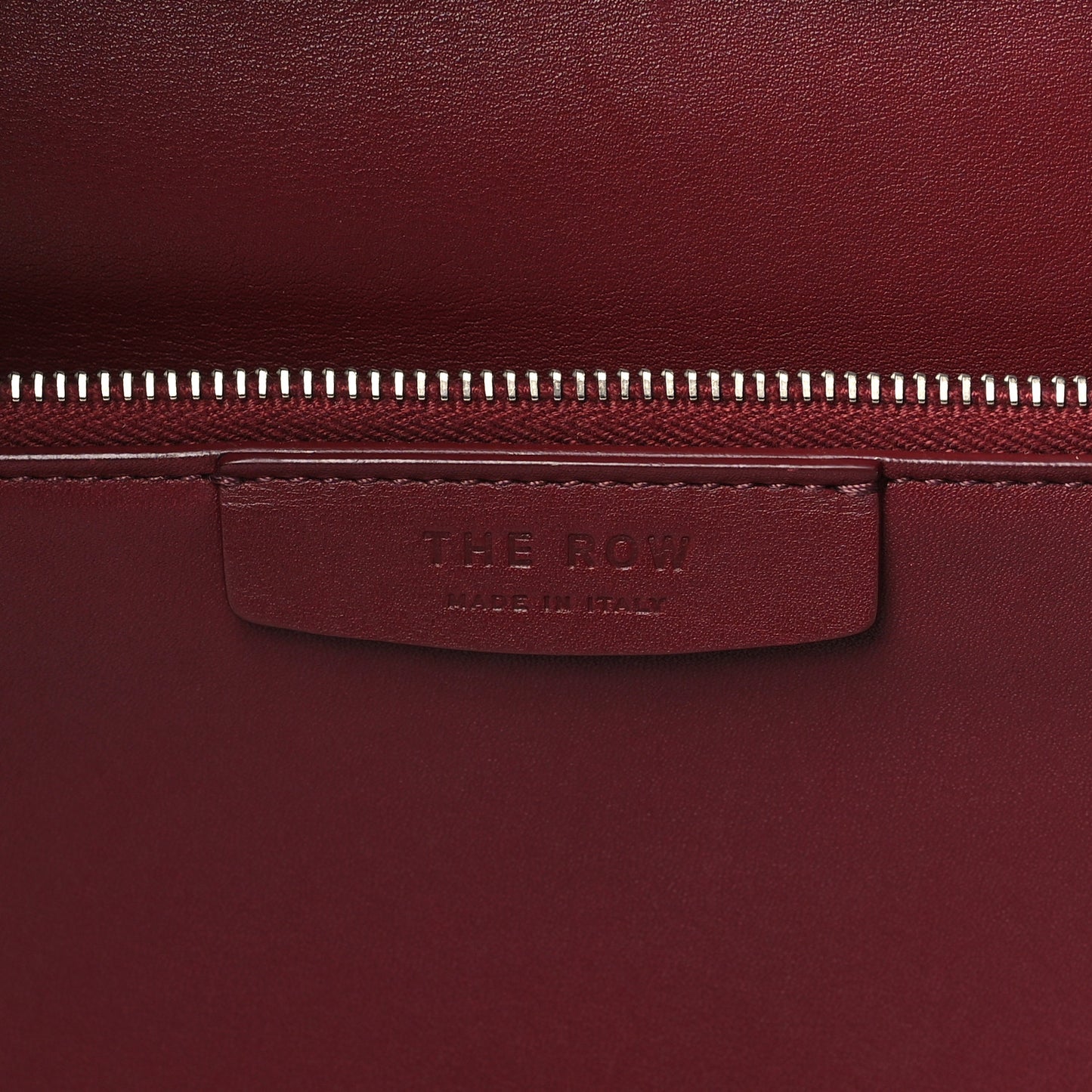 Calfskin Lux Satchel Burgundy