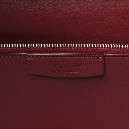 The Row Calfskin Lux Satchel Burgundy 6 of 9