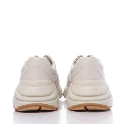 Gucci X MLB Calfskin NY Yankees Mens Rhyton Sneakers 8.5 Mystic White 8 of 11