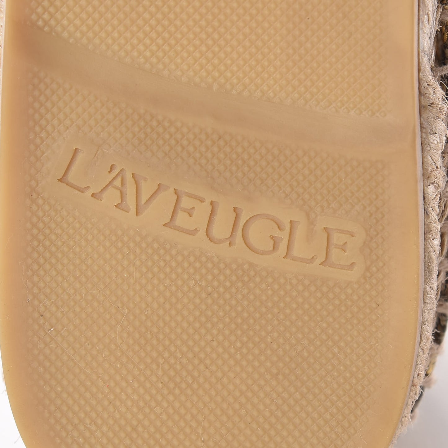 GG Supreme Monogram Bees Espadrille Flats 38 Beige Ebony Oro Black