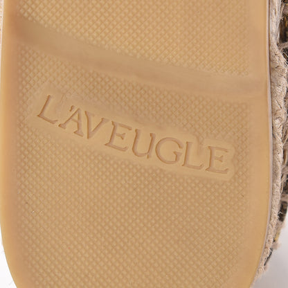 Gucci GG Supreme Monogram Bees Espadrille Flats 38 Beige Ebony Oro Black 9 of 11