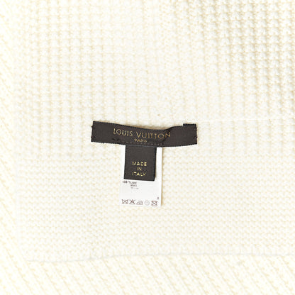 Louis Vuitton Wool Eleonor Scarf White 4 of 4