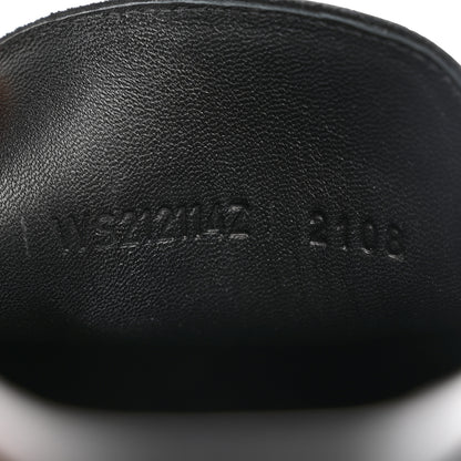 Hermes Calfskin Womens Destin Loafers 37 Black 8 of 12