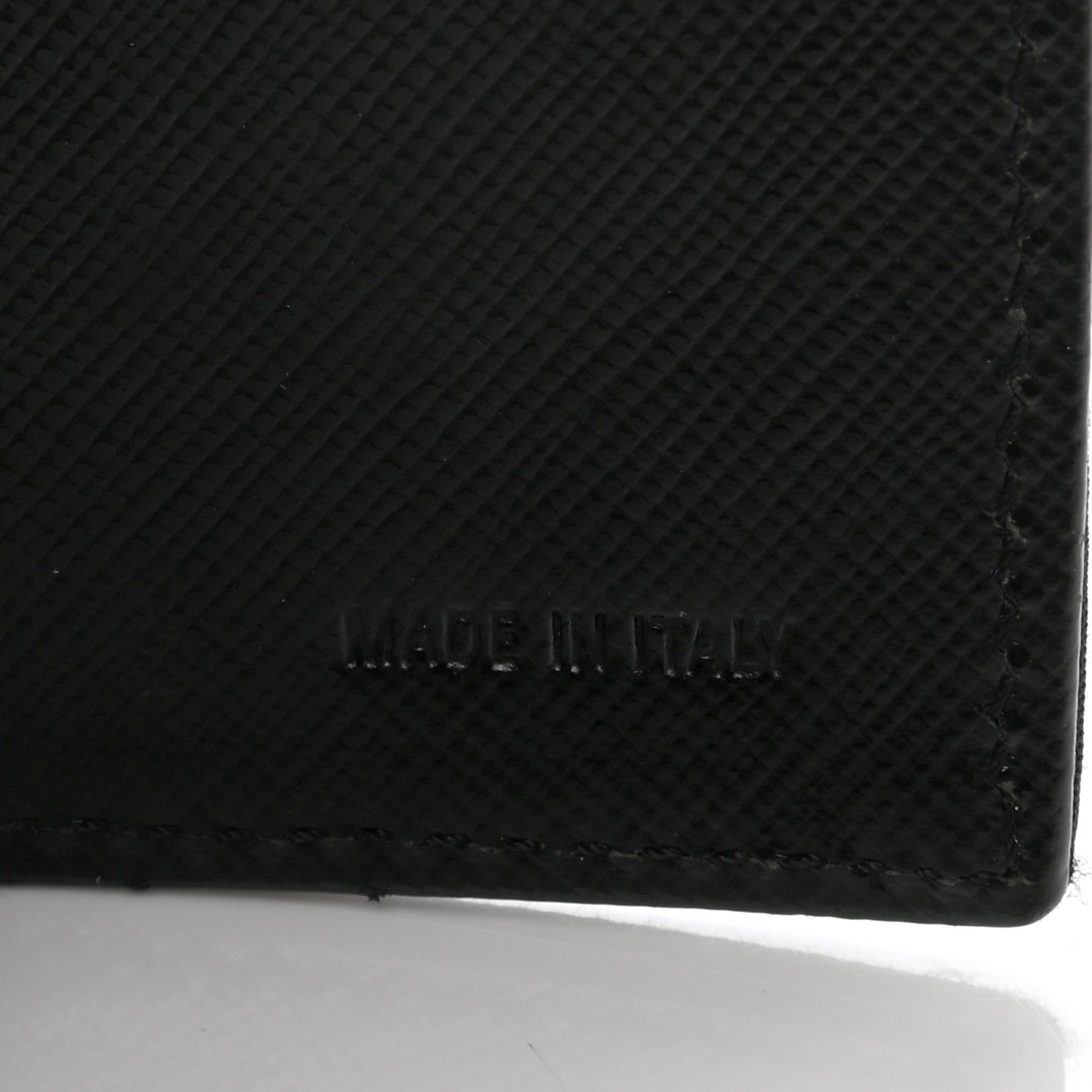 Prada Tessuto Nylon Saffiano Wallet Black 7 of 7