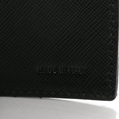 Prada Tessuto Nylon Saffiano Wallet Black 7 of 7