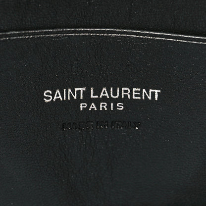 Saint Laurent Grain De Poudre Matelasse Monogram Mini Lou Camera Bag Black 6 of 11